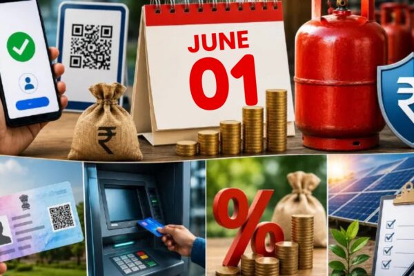 1 जून से बदल गए कई बड़े नियम! UPI से LPG तक असर, जानिए आपकी जेब पर कितना पड़ेगा प्रभाव